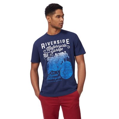 Navy 'Riverside' t-shirt